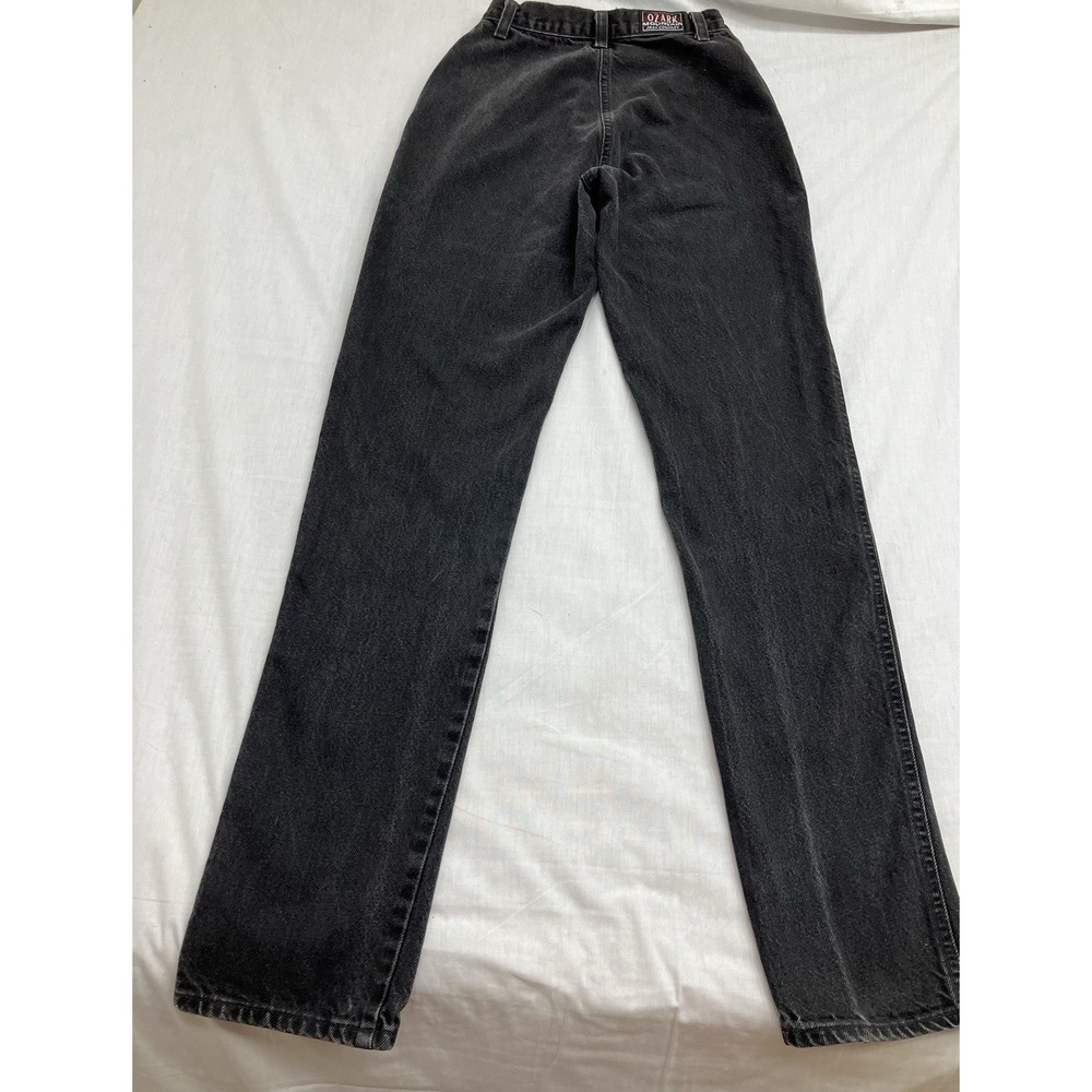*VINTAGE SIZE 5/6 LAIDES BLACK OZARK MOUNTAIN BAREBACK JEANS - Picture 3 of 7